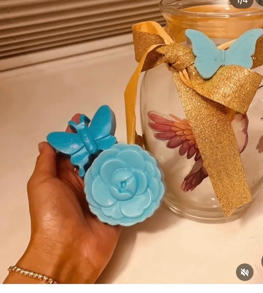 Ocean Blue Butterfly Soap soap — In loving memory of Jessica
